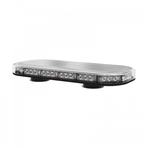 LED Autolamps MLB380R65ACM-MM Mini R65 LED Lightbar Magnetic Clear Lens PN: MLB380R65ACM-MM